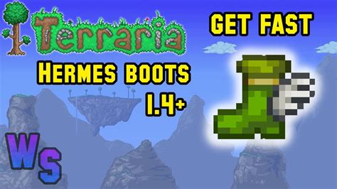 terraria how to get hermes boots fast|upgrade hermes boots terraria.